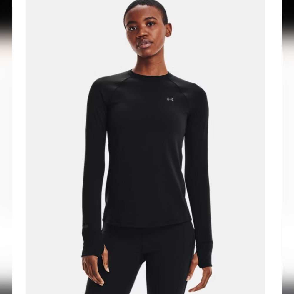 Under Armour Black Long Sleeve Fitted Tee